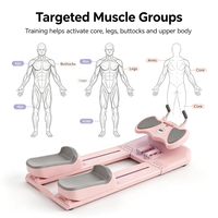 CZFIT Nuevo Entrenador de Fitness Cardiovascular para Adultos, Máquina de Ejercicio Giratoria Mecánica Plegable, Silenciosa y Delgada para Tonificar la Cintura
