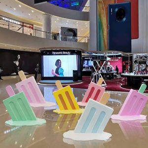 Helado gigante de fibra de vidrio, colorido, impermeable, accesorios para decoración - Product Image 2