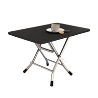 Ensemble de table de pique-nique Table d'extérieur de jardin Table pliante carrée extérieure portable
