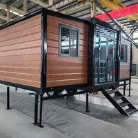 Australisch ontworpen uitbreidbare containerhuis, modern, aanpasbaar, goedkoop, platpak, tijdelijk hotel, werkplaats, buitengebruik
