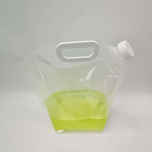 Bolsa de Plástico Transparente de PE, Bolsa con Boquilla, Portátil, a Prueba de Fugas, Duradera, con Tapa Grande para Vodka, Cerveza, Bebidas y Jugos - Product Image 1