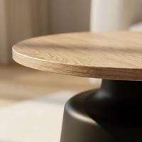 Table basse en bois tendance pour salon, style industriel, écologique, mobilier de maison créatif et mignon