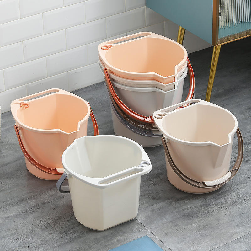 Wholesale Thickened Plastic Household Buckets Large Size Stackable ...