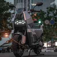 Moto Électrique d'Aventure 14000W avec Pédale, 115KM/H, ABS+TCS, Scooter ADV et de Touring pour le Marché B2B