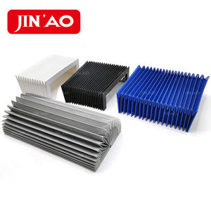 Housse de soufflet <span class=keywords><strong>accordéon</strong></span> résistante aux hautes températures, longue durée, en nylon noir flexible, marque JINAO, certifiée ISO9001 CE pour CNC - Product Image 3