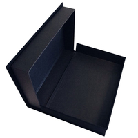 Großhandel Maßgefertigter Fotorahmen Schwarze Klappbare Geschenkbox Fotorahmen Starre Papierverpackungsbox Souvenir-Verpackung