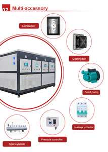 Industriële verticale elektrische stoomketel met hogedruk waterbuisstructuur, oververhitte stoomgenerator 72kW - Product Image 3