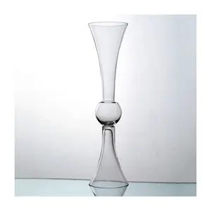 LHP005-3 свадебного стола Декоративная прозрачная стеклянная ваза для продажи