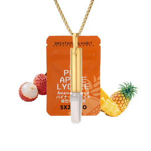 Kalung Liontin Minyak Esensial Herbal Aromaterapi Pereda Stres dan Kecemasan Alami Menthol Berhenti Merokok Bernapas - Product Image 4