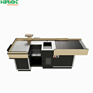 Mostrador de Caja Moderno para Comercio Minorista, Puesto de Pago POS para Supermercados y Tiendas de Abarrotes - Product Image 4