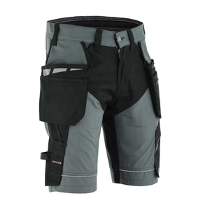 Men's <b>Work</b> Shorts Gray <b>Black</b> Polyester Breathable Multiple Pockets Workwear - Product Image 1