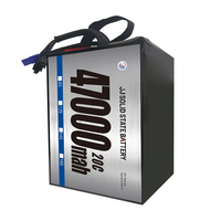 Batterie polymère au lithium semi-solide rechargeable à grande capacité 88000 mAh 88 Ah 12S 6S 18S 24S 4,45 V pour drone de JJ Factory