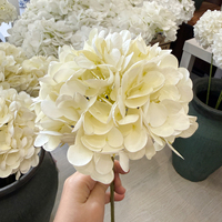 Hydrangeas artificiels en latex à toucher réel, très demandés, vente en gros pour événements et mariages, fleurs artificielles