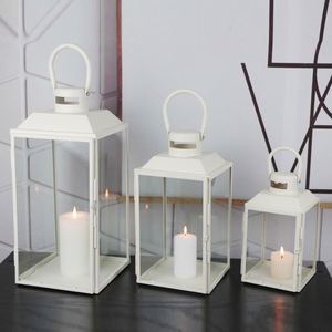 Casa Uso de decoración de metal negro vela linterna - Product Image 4