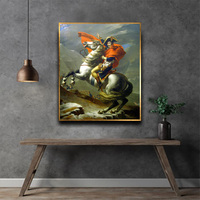 Célèbre peinture à l'huile Reproduction France héros Napoléon Portrait peinture à l'huile sur toile à la main reproduire Napoléon photo