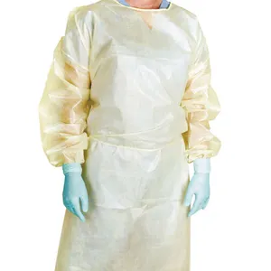 High Quality PP Non Woven Work Coverall Safety Waterproof 45g Microporous Coverall