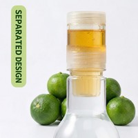 Bouteilles alimentaires filtrées portables en plastique PET sans sucre, avec bouchon anti-poussière et ouverture facile, 28mm/38mm/30g