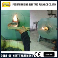 Horno de hogar de templado de cobre de fusión de retorta rotativa para fundición de plomo