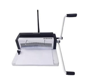 Desktop Manual Paper <b>Punching</b> <b>Machine</b> for Binding Coil Binder Paper Processing Device Paper Puncher and Binder with Coil - Product Image 1