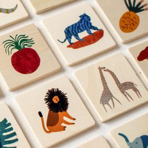 Wooden Montessori Educational Toy Animal Card Exercises Thinking Logic Ability Memory Board Game - Product Image 4