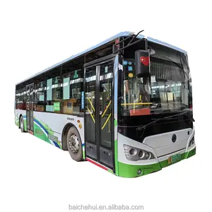 公共巴士sunlong 8m二手纯电动巴士63/22座LHD自动运输城市巴士