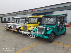 Vehículo Turístico Eléctrico Clásico Vintage Convertible, Autobús de Transporte, Motor Metálico de 4000W, 6-14 Asientos - Product Image 4