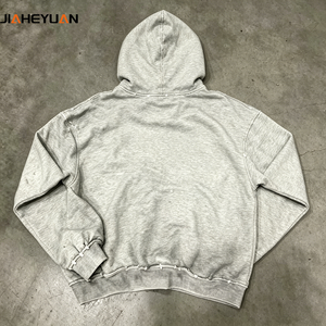 Streetwear High Quality Polyester/Cotton <strong>Hoodie</strong> 460GSM Heavyweight Waterproof Distressed Acid Wash Oversized Vintage <strong>Women's</strong> - Product Image 3