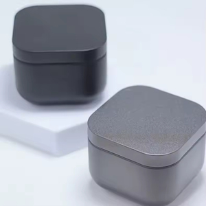 Boîte en fer blanc carrée personnalisée en gros, de qualité alimentaire, recyclable, avec revêtement UV, vide, pour emballage de thé, bonbons, bougies et cadeaux - Product Image 4