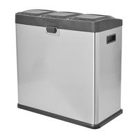 HANGSHUA 60L Cuisine Recycler Poubelle Intérieur Extérieur Alimentaire Recyclage des Déchets Poubelle Poubelle Classification des Ordures