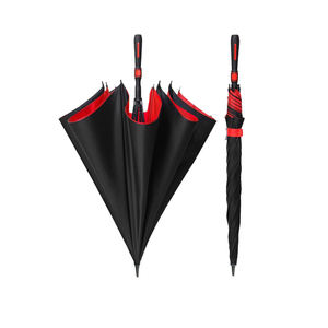 Paraguas de <span class=keywords><strong>Golf</strong></span> Grande Naranja 8K Resistente al Viento, Doble Capa, Resistente, con Logotipo Personalizado, Estilo Mochila, Paraguas Automático Grande para Lluvia - Product Image 2