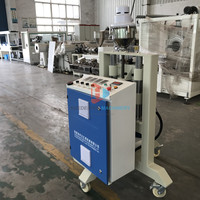 Extrudeuse Mobile en plastique PVC SJ35/28, usine d'extrudeuse Mobile