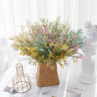 MW73774 hiasan tengah meja Raspberry beri Rosemary artifisial tanaman bunga plastik dapur rumah kantor