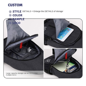 Sac à bandoulière/sac à dos léger en nylon <span class=keywords><strong>YTY</strong></span> tendance pour homme et femme, idéal pour les sports de plein air, imperméable et grande capacité - Product Image 3
