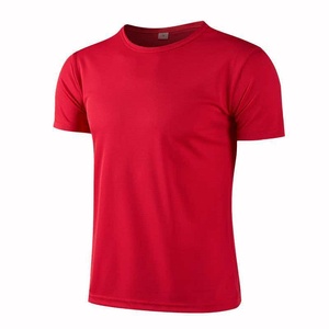 Commandes en gros – Maillot de sport unisexe à col ras du cou, 100 % polyester respirant, couleur unie, pour la course à pied, personnalisable par transfert thermique - Product Image 3
