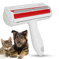 Rouleau réutilisable bidirectionnel pour enlever les poils d'animaux, brosse auto-nettoyante pour poils de chat et de chien, vente en gros d'usine OEM, certifié CE