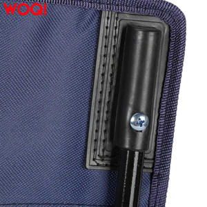 เก้าอี้พับแคมป์ปิ้ง Woqi สูง 28.35 นิ้ว เก้าอี้ตกปลาพกพาสำหรับกิจกรรมกลางแจ้ง พร้อมช่องเก็บของด้านข้าง รูปทรงสี่เหลี่ยม สไตล์ลำลอง - Product Image 3