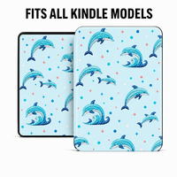 Casing Magnetik Lepas Pasang Polos dengan Tempat Pena untuk Kindle Anak 6/6.8/7 Inch Colorsoft 2024 Pelindung Belakang Penuh Kustom