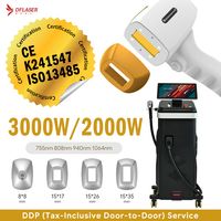 3000W Diode Laser Hair Removal Machine Newest 755/1064/808/940 4 Wavelengths CE Approved Medical Laser Beauty Equipment