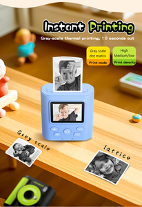 Linterna ABS P99, cámara de impresión instantánea para niños con tarjeta de memoria de 32GB, juego de música, juguete, cámara de impresora de fotografía creativa - Product Image 6