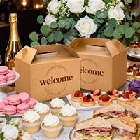 Cajas de Regalo Plegables con Diseño Simple y Entrega Rápida, Cajas para Regalos, Recuerdos para Cumpleaños, Baby Shower, Bodas, Fiestas, Decoraciones con Asa