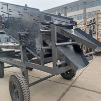 Direkt vom Hersteller: Tragbares Erz-Vibrationssieb aus Edelstahl, Hocheffiziente Mobile Maschine für Kleine Steine und Sand