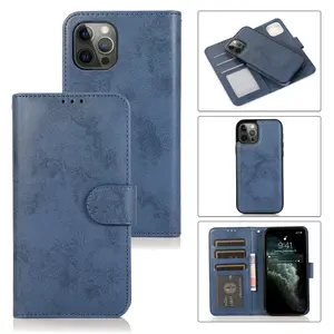 Luxe Portemonnee Volledig Gesloten Pu Lederen Flip Case Met Hoes Voor Iphone 13 14 Pro 15 Pro Max Gsm Case Met Portemonnee