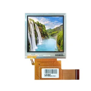 2.2 inch 320*320 Square Transflective LCD Display Module with Resistive Touch Panel 39 Pin RGB Sunlight Readable TFT LCD Screen