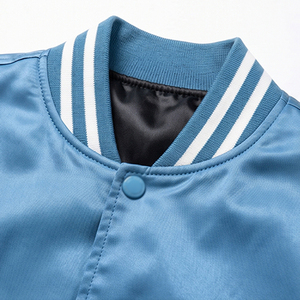 Lightweight Highest Quality With Own Logo Premium Product Best Supplier Adult Vintage Satin <b>Jackets</b> For Sale - Product Image 6