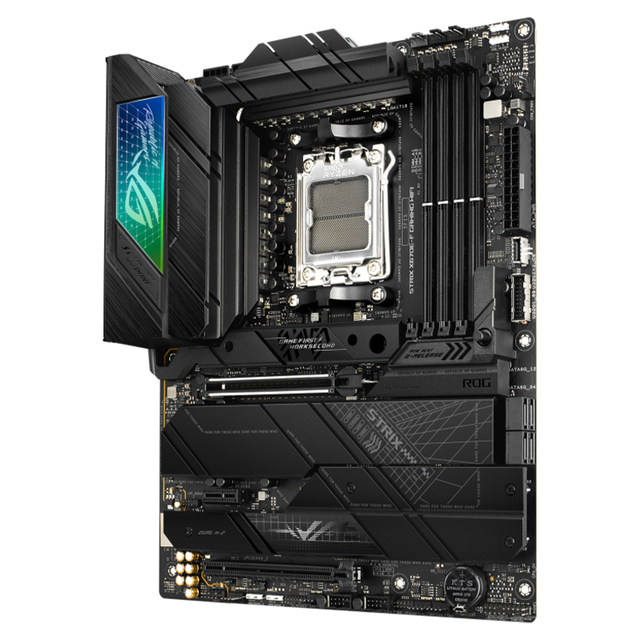 A.SUS ROG STRIX X670E-F GAMING WIFI Motherboard Wth 2 X SATA 6Gb/s Cables Support AMD Ryzen 7000 Series CPU 7900X/7950X/7600