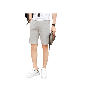 C6718 Pantalones Cortos Deportivos de Cintura Alta para Hombre con Logotipo Personalizado, Color Blanco Sólido, Ropa de Playa, Cubrepiernas Musulmanes para Hombre - Product Image 1
