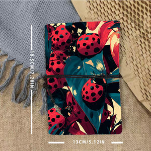 A6 fatto a mano <span class=keywords><strong>da</strong></span> ufficio 160 pagine regalo perfetto per i supervisori con <span class=keywords><strong>coccinelle</strong></span> e foglie colorate sulla copertina - Product Image 4