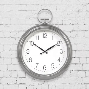 Vô cực thời gian Hot Bán 45cm quá khổ Đồng hồ giữa thế kỷ hiện đại trang trí đồng hồ treo tường không đánh dấu một mặt đồng hồ Analog - Product Image 6