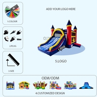Mini château gonflable, maison de jeu gonflable pour enfants, trampoline gonflable pour jardin