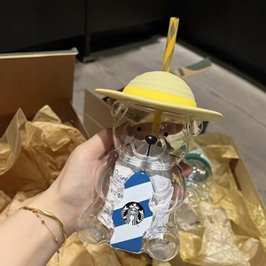 Nuevo Vaso de Cristal con Forma de Oso para Bebidas Frías, Vaso Barista con Diseño de Oso, Vaso Decorativo para el Hogar - Product Image 2